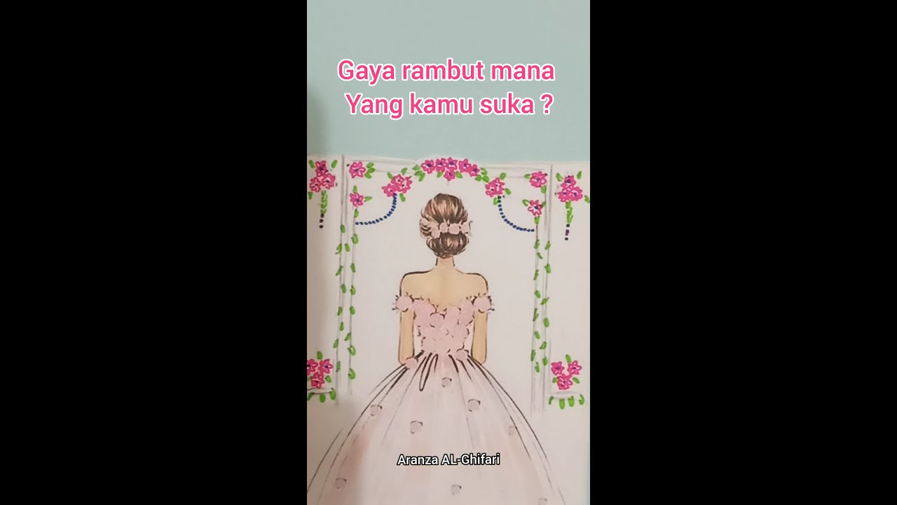 Model rambut pengantin modern #shorts