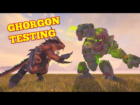 Ghorgon Testing against 10 Monsters. The Silence and the Fury DLC. Total War Warhammer 2