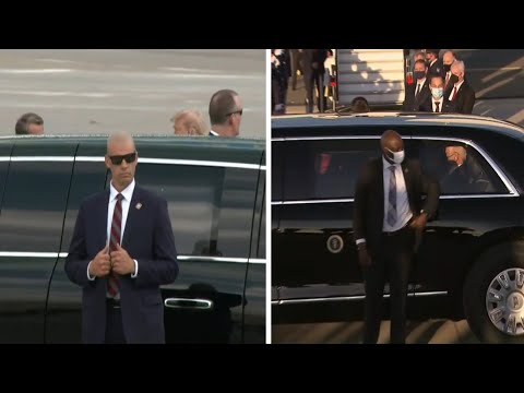 Best Secret Service in Action of President Trump vs President Biden