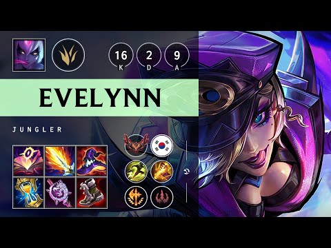 Evelynn Jungle vs Viego - KR Grandmaster Patch 25.15