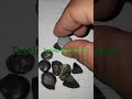 Testing black stones (magnetic) #natural #rocks #minerals #diamond #gemstone #meteorite