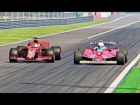 Ferrari F1 2018 vs Ferrari F1 1979 - Monza