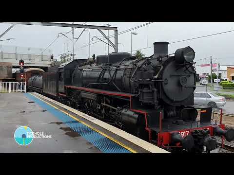 Diesel Locomotive 4716 & Steam Locomotive 5917 - Broadmeadow - December 2020