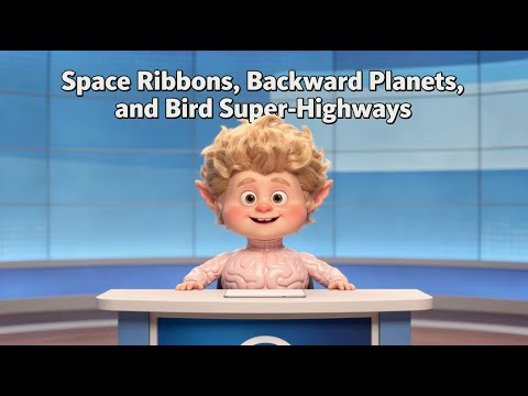 Space Ribbons, Backward Planets, and Bird Super-Highways