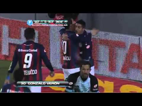 T. Inicial 2013 - Fecha 4 - Verón - Quilmes 1 San Lorenzo 1