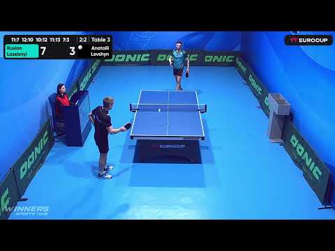 18:00 Ruslan Lazebnyi 3-2 Anatolii Levshyn 01.05.2023 TT Euro.Cup Ukraine Star. Table 3