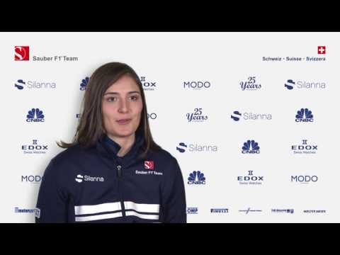 Формула-1 Video entrevista a Tatiana Calderon, piloto de desarrollo de Sauber — 15/03/2017