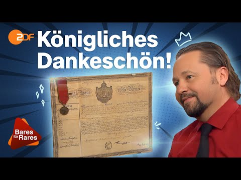 59-facher Gewinn! Bronzener Orden mit König Maximilian von Bayern räumt richtig ab | Bares für Rares