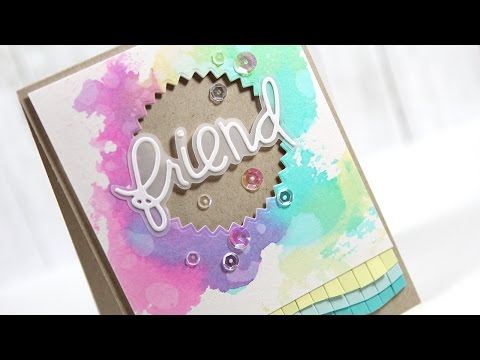 NEW Paper Smooches Die & More Watercolor Smooshing