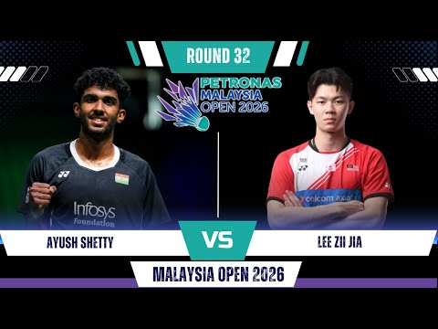 Ayush SHETTY (IND) vs LEE Zii Jia (MAS) | Malaysia Open Badminton 2026