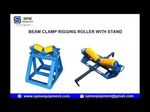 Adjustable Pipe Rigging Rack Roller