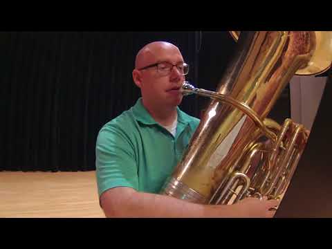 2018-2019 Texas All State Tuba Etude No. 1, Blazevich No. 11