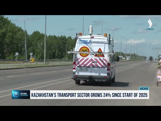Kazakhstan’s transport sector grows 24% since start of 2025