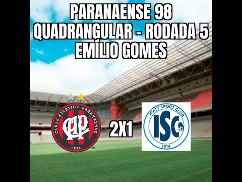 Paranaense 98 - Quadrangular Final - 5ª Rodada - Iraty 1x2 Atlético