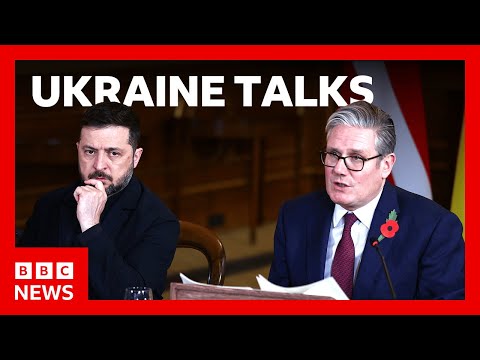 Video | Volodymyr Zelensky due to meet European leaders for high-level Ukraine talks | BBC News