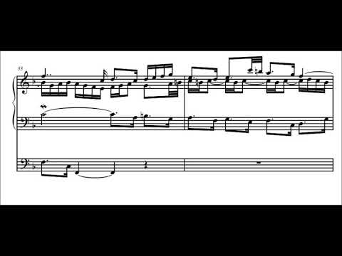 LETOCART - Fugue in d minor for organ, baroque french style
