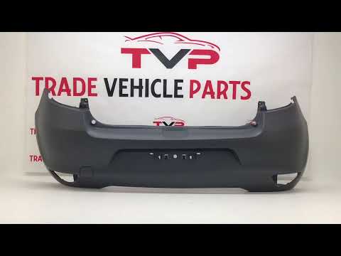 Fits Renault Clio 2009-2012 Rear Bumper Primed video