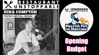 Nina Compton on ideal opening budget for your restaurant