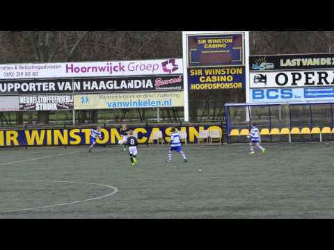 Haaglandia/Winston F2 - Oliveo F1 jeugdvoetbal in Rijswijk