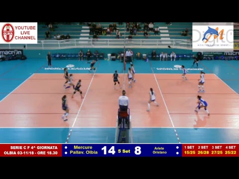 03/11/18 - serie CF 4^G - Mercure Pallavolo Olbia VS Ariete Oristano 3/2