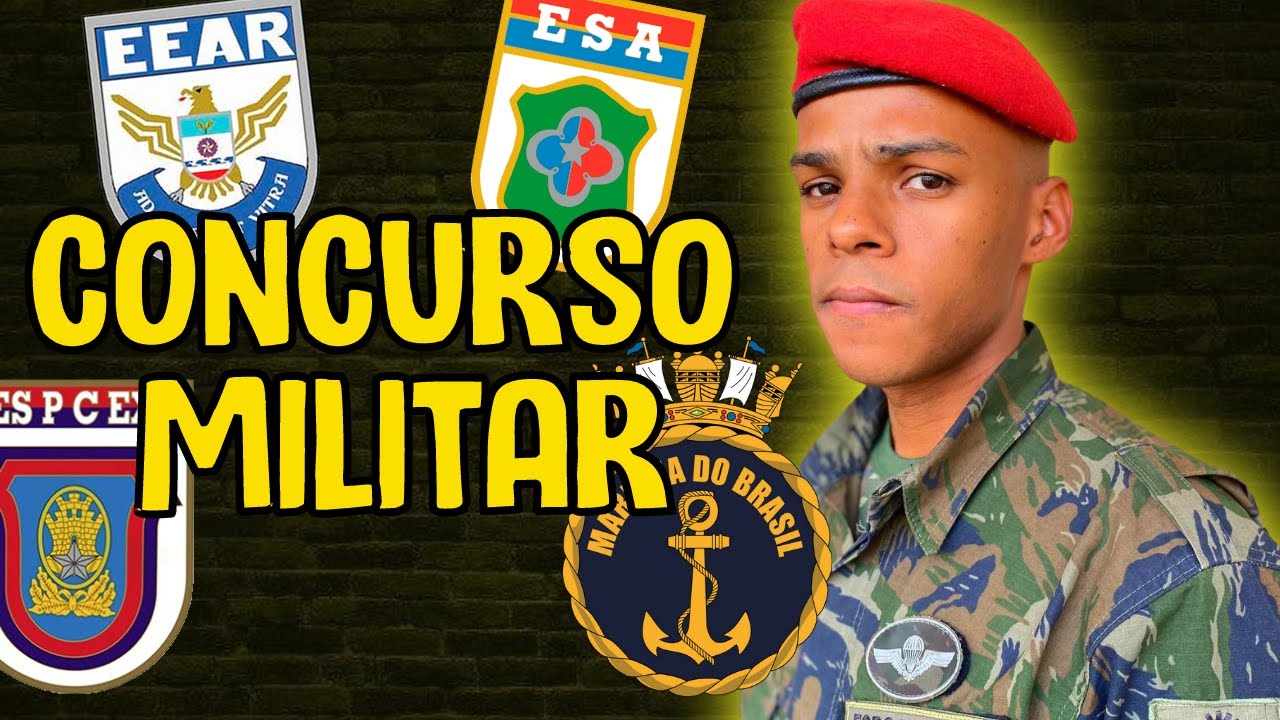 SAIBA QUAIS SÃO OS CONCURSOS MILITARES QUE VOCÊ PODE FAZER | Exército, Marinha e Aeronáutica ✅