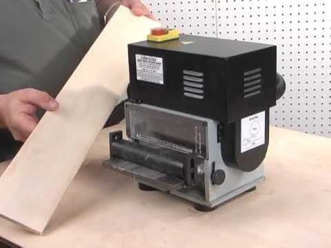 Demonstration of MicroLux #83507 Drum Thickness Sander