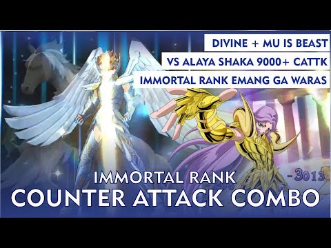 Counter Attack Strategy "Aries Mu + God Cloth Seiya Is Beast" - Saint Seiya Awakening