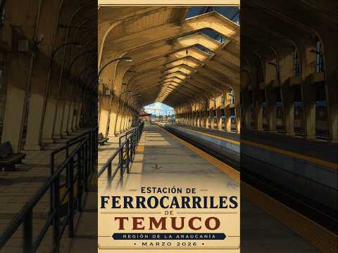 ESTACION DE #FERROCARRILES DE #TEMUCO - #TREN #ARAUCANÍA  #banhof #trainstation #chile