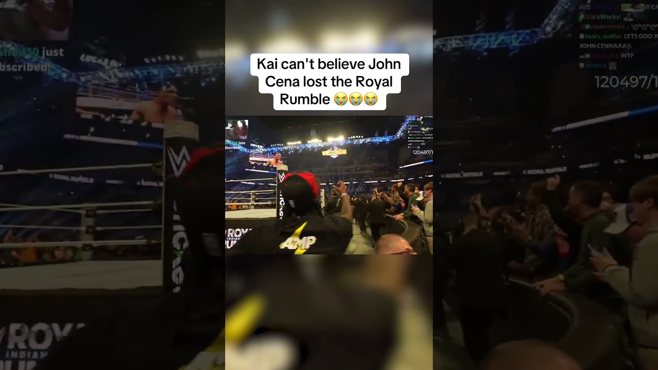 John Cena lost the Royal Rumble (via @KaiCenat)