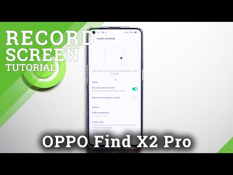 How to Change Sound Settings of Screen Recorder in OPPO Find X2 Pro– Set Up Screen Recorder