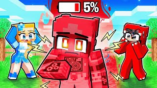 Omz is LOW BATTERY in Minecraft