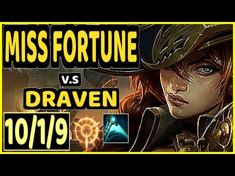 OMOK KING (MISS FORTUNE) vs DRAVEN - 10/1/9 KDA BOTTOM ADC GAMEPLAY - NA Ranked GRANDMASTER