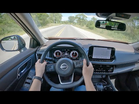 2022 Nissan Rogue (3-cylinder) - POV Test Drive (Binaural Audio)