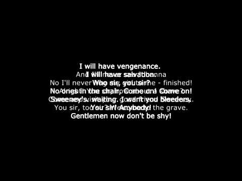 Sweeney Todd - Epiphany + Lyrics