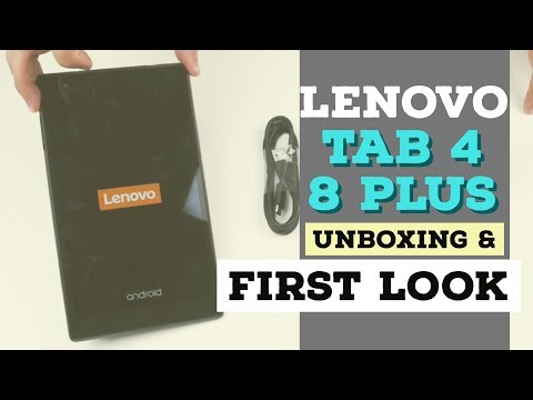 Lenovo Tab 4 8 Plus Unboxing & First Look