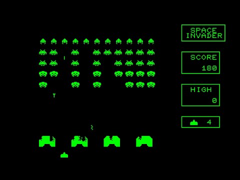 Sharp MZ-80B Game: Space Invaders (1981)