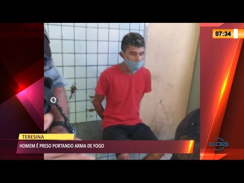 Homem é preso portando arma de fogo no Dirceu 07 06 2021