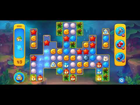 Fishdom level 9681 no boosters フィッシュダム ノーマル