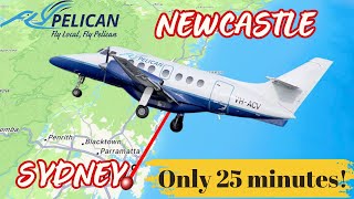 FlyPelican - Is Sydney’s Shortest Flight Actually Worth It? 25 minutes Sydney to Newcastle.