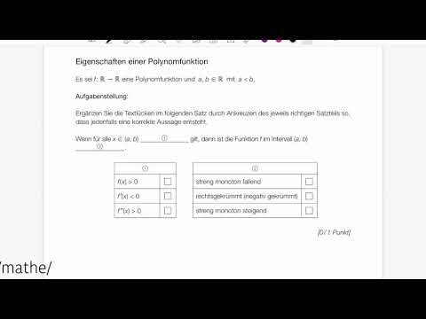Mathelernen mit Martin Matura-Beispiel KL19_PT3_T1_17 Eigenschaften einer Polynomfunktion
