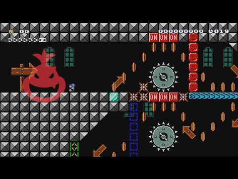 Zigzag & Falling Platform² (20s) by PowerNongX - Super Mario Maker 2 - No Commentary 1bw