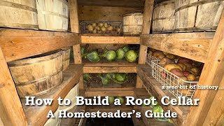 Tips on Building a Root Cellar to Store Food All Winter - A Homesteader's Guide