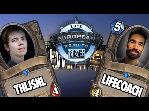 Thijsnl vs LifeCoach - Hearthstone 2015 European Road to BlizzCon Prague - Demi Finale #2
