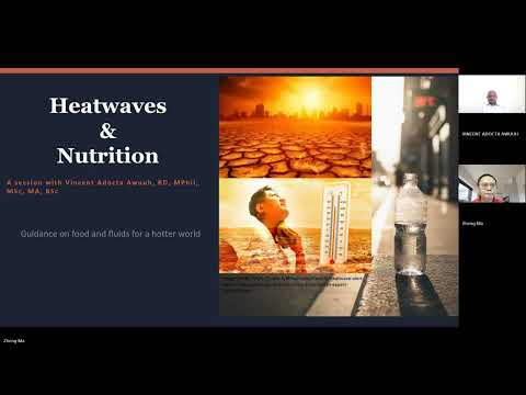 Climate change, heatwaves and nutrition