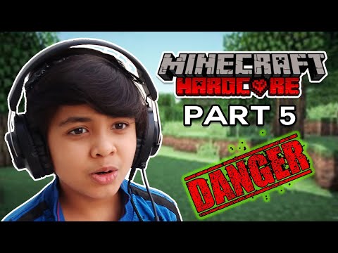 Caving In Hardcore Is Very Scary  | Minecraft Hardcore With Papa | Chota Baadshah