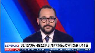 U.S. Treasury hits Russian bank with sanctions over Iran ties | Max Meizlish | Newsmax2