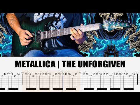 Metallica - The Unforgiven Guitar Solo Lesson With Guitar Tab | Cover | Tutorial
