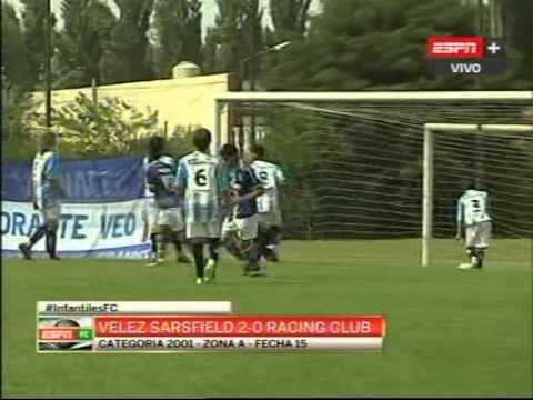 www.sabadogol.net FUTBOL INFANTIL. CATEGORIA 2001. VELEZ - RACING. 8-12-13. ESPN