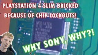 PlayStation 4 Slim With 35888-2 Error - Why This Console Is Unfixable Because Of Chip Lockouts! 😨