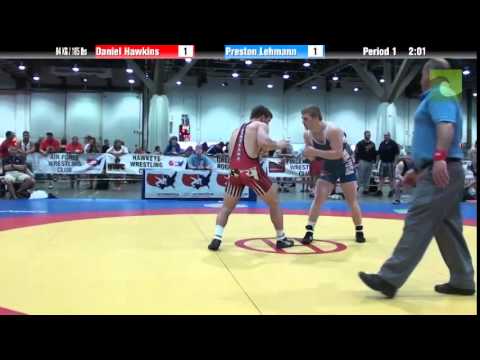 Men 84 KG / 185 lbs - Daniel Hawkins vs. Preston Lehmann